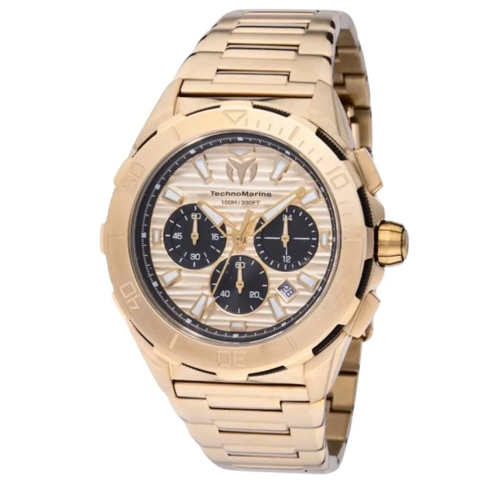 TechnoMarine Seven Seas Men’s Watch 44mm Gold TM-725032